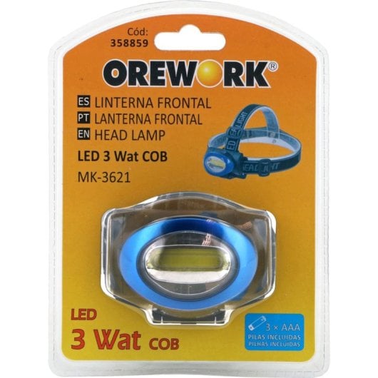 Orework Linterna Frontal 1 LED