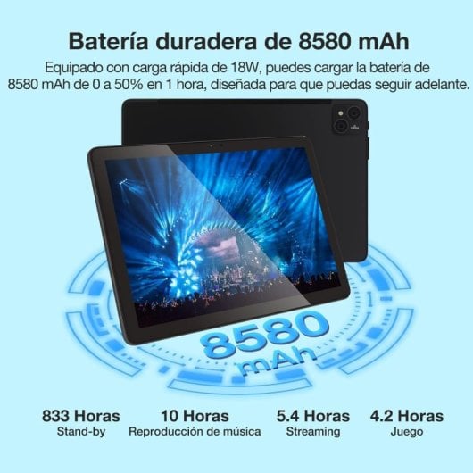 Doogee T10 Pro 2023 10.1" 4G 8/256GB Negro