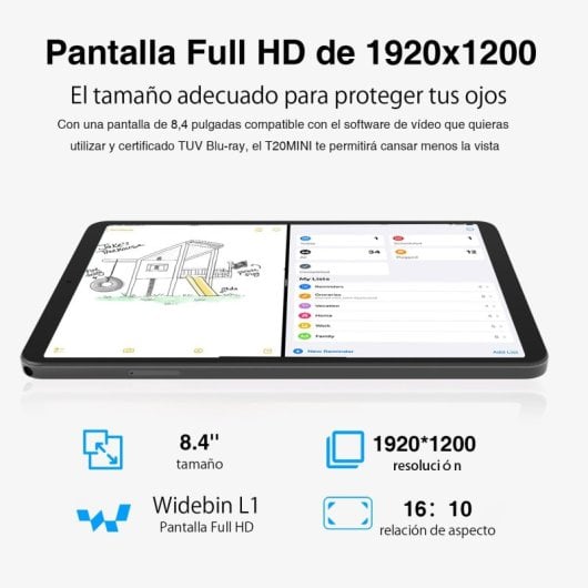Doogee T20 Mini 2023 8.4" 4G 4/128GB Negro