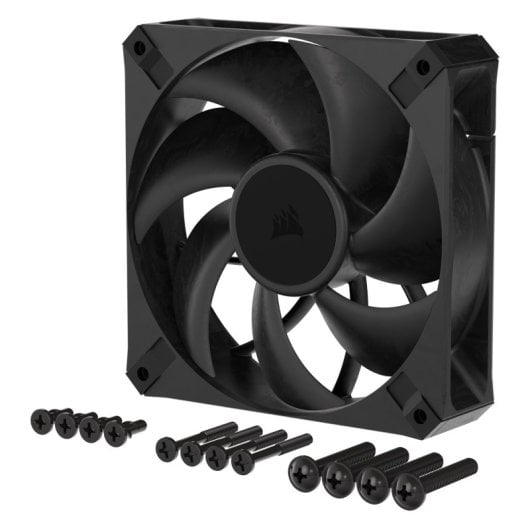 Corsair RS120 MAX PWM Single Pack Ventilador Suplementario 120mm Negro