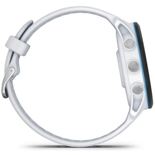 Garmin Forerunner 255 Music Bluetooth GPS WiFi 46mm MIP Blanc Taille Unique 5ATM SpO2 Pulsomètre