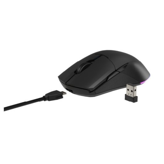 Mouse da gioco wireless Newskill Chiron PRO RGB 16000 DPI Nero