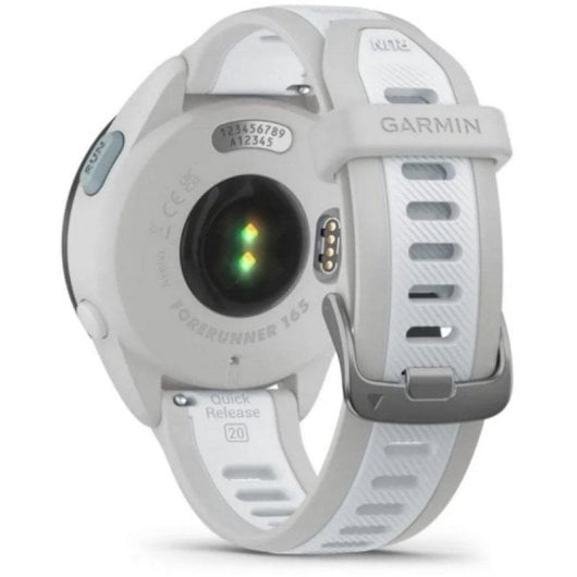Garmin Forerunner 165 Bluetooth GPS 43mm AMOLED Branco Cinzento Resistente à Água 5ATM SpO2