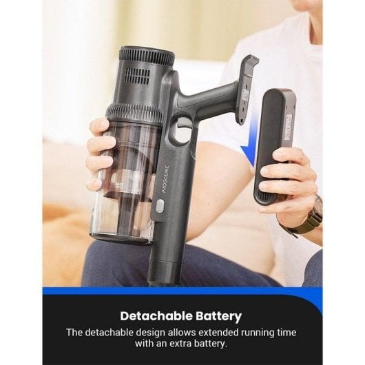 Aspirador sem Fio Lava e Aspira Proscenic P11 Mopping 400W 50min Filtro HEPA Depósito 0.65L