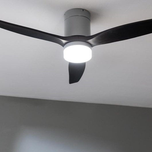 Ventilatore da soffitto Cecotec EnergySilence Aero 5600 Aqua Ironblack 40W WiFi LED 132 cm