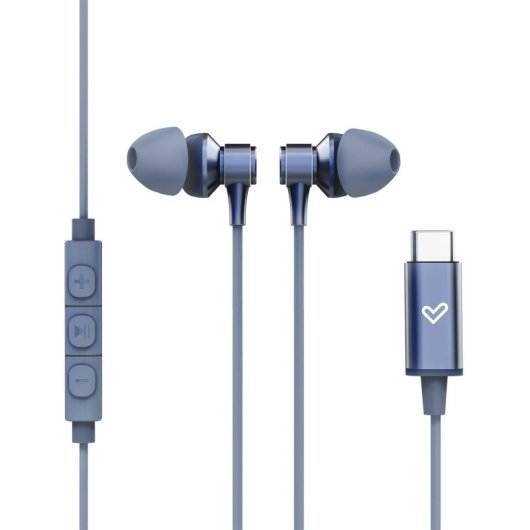 Energy Sistem Metallized Type C Auriculares con Cable Azules