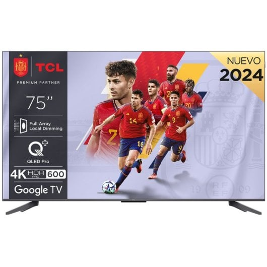Téléviseur Google TCL 75C655 75" QLED UltraHD 4K Dolby Vision