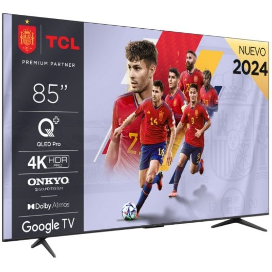 Téléviseur Google TCL 85C655 85" QLED UltraHD 4K Dolby Vision
