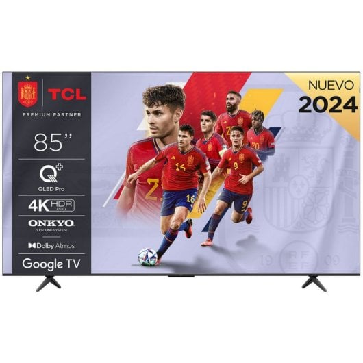 Téléviseur Google TCL 85C655 85" QLED UltraHD 4K Dolby Vision