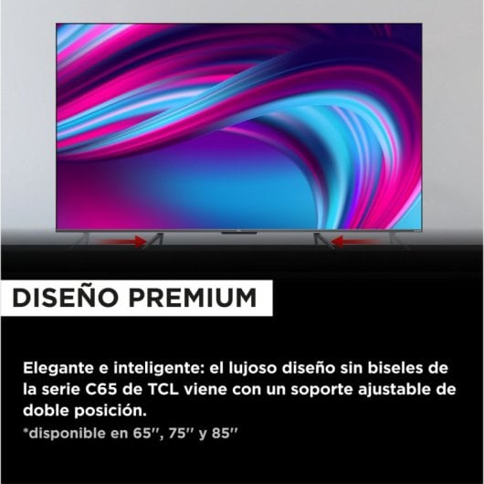 TV TCL 98&quot; 98C655 UHD QLED GOOGLETV ONKYO SOUND