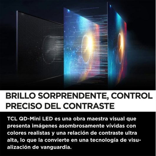 TCL 75C855 75" QD-MiniLED UltraHD 4K 144Hz Dolby Vision e Atmos Google TV Game Master Pro 3.0