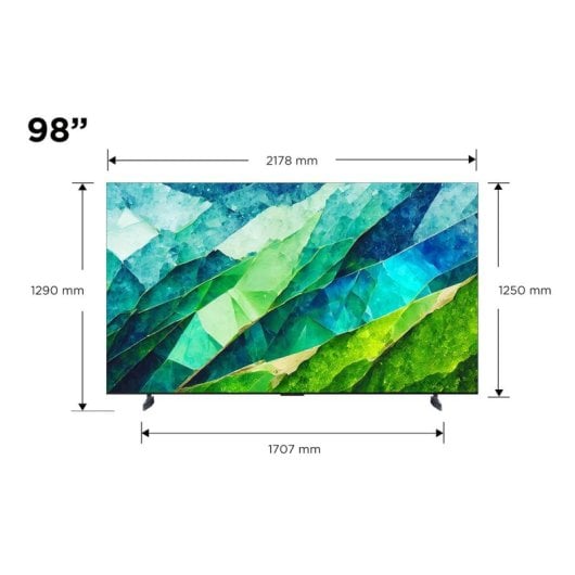 TCL 98C855 98" QD-MiniLED UltraHD 4K 144Hz Dolby Vision e Atmos Google TV Game Master Pro 3.0