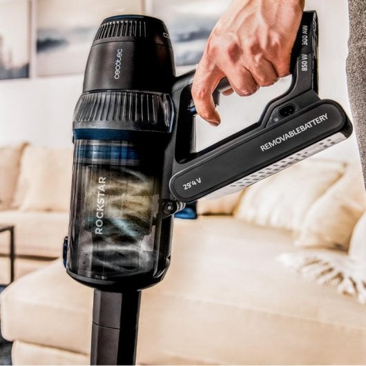 Cecotec Conga Rockstar 11500 Odyssey ErgoWet Connected IA Aspirador Vertical/Portátil sem Fio 850W