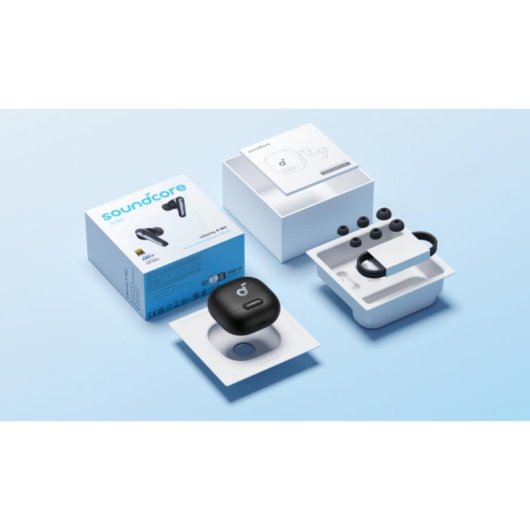Auriculares Soundcore Liberty 4 NC inalámbricos Bluetooth con cancelación de ruido Negro