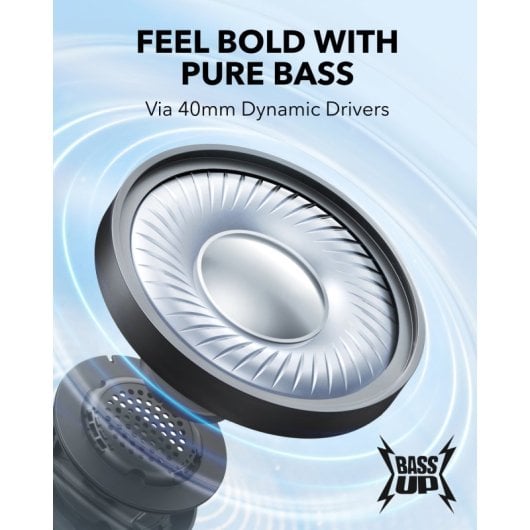 Soundcore H30i Kabellose Bluetooth-Kopfhörer Schwarz