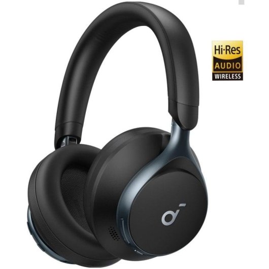 Auriculares Soundcore Space One sans fil Bluetooth avec réduction active du bruit noirs