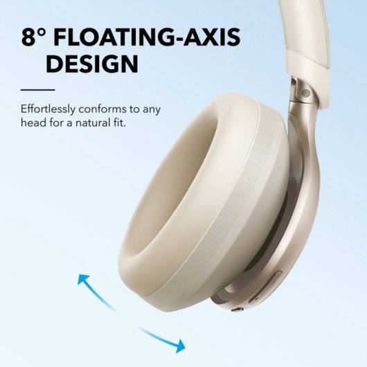 Soundcore Space One Auriculares Inalambricos con Cancelación Activa de Ruido Blancos
