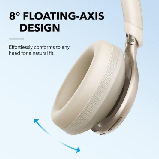 Soundcore Space One kabellose Bluetooth Kopfhörer mit ANC Latte Cream