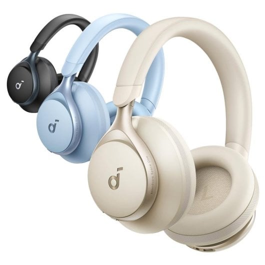Soundcore Space One kabellose Bluetooth Kopfhörer mit ANC Latte Cream