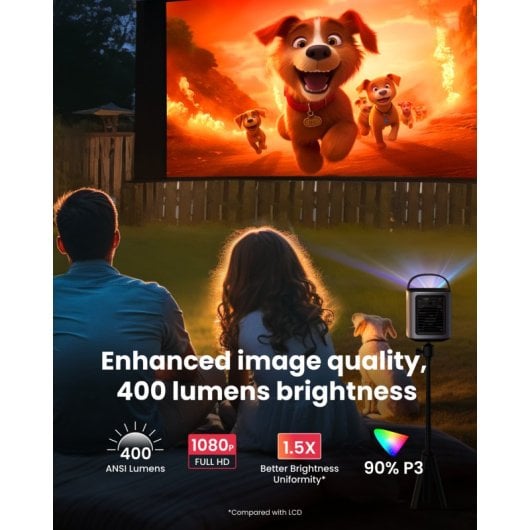 Nebula D2325 DLP Mars 3 Air Proyector Portáble ANSI FullHD Google TV 400 Lúmenes