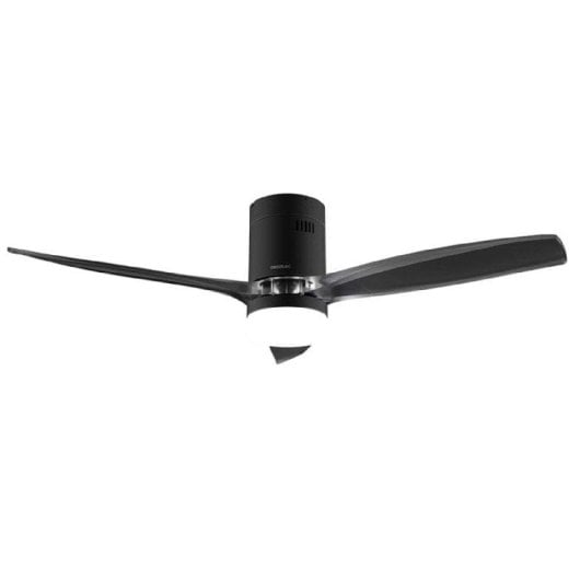 Ventilatore da soffitto Cecotec EnergySilence Aero 5285 Sun Blacktransparent con Wi-Fi 40W IP44