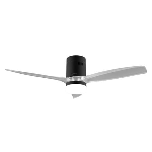 Ventilatore da soffitto Cecotec EnergySilence Aero 5285 Sun Blacktransparent con Wi-Fi 40W IP44