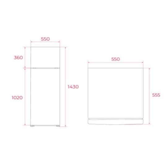 Teka RTF 2500 WH Frigorífico Dos Puertas E Blanco