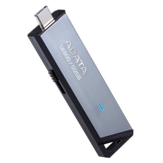 Adata UE800 Unidad Flash USB 512GB USB-C 3.2 Gen 2 Plata