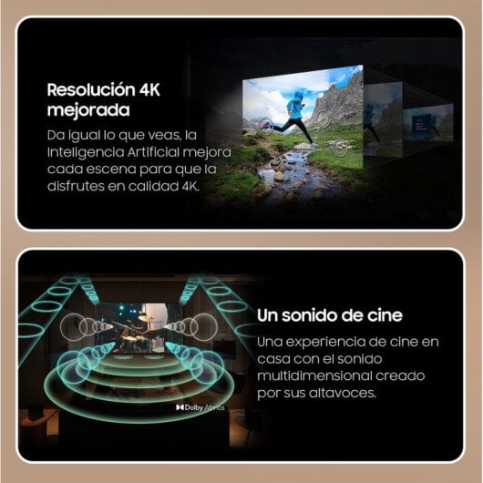 Samsung 55” Neo QLED QN85D 4K Mini LED Procesador NQ4 AI Gen2 con IA con Resolución 4K Mejorada