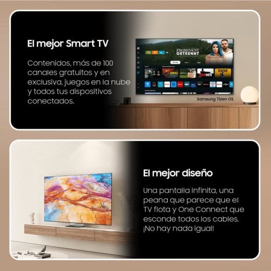 Samsung 75” Neo QLED QN900D 8K Mini LED con la Mejor Resolución y el Mejor Sonido con IA