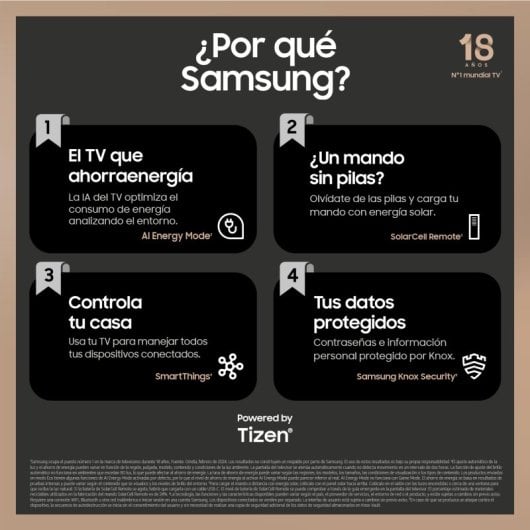 Samsung 75” Neo QLED QN900D 8K Mini LED con la Mejor Resolución y el Mejor Sonido con IA