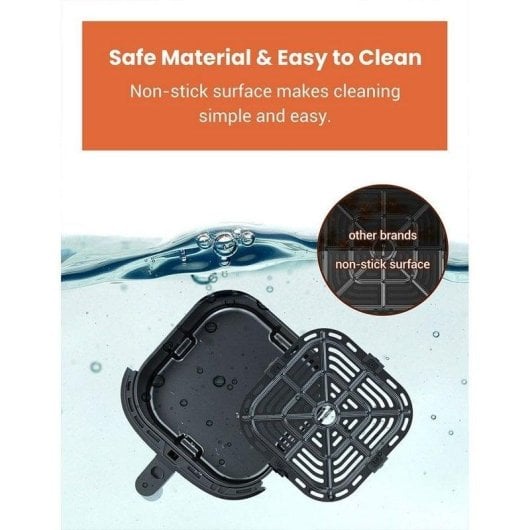 Friteuse sans Huile Proscenic T22 5L 1500W Avec SuperDenoise et Recettes Programmées