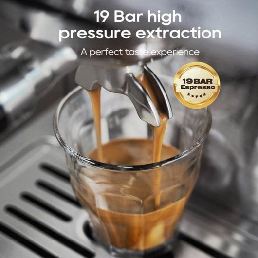 Hibrew H10a Máquina de Café Automática Espumador de Leite Prateada