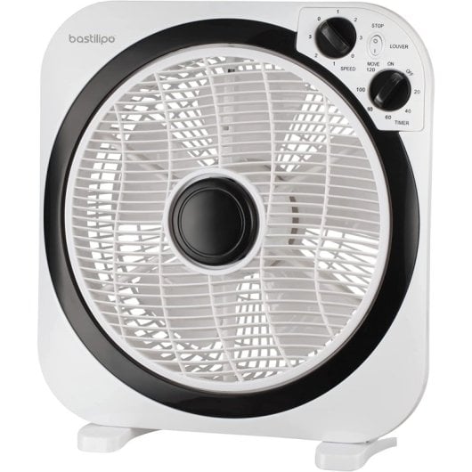 Bastilipo Zahara Ventoinha Box Fan 40W com Temporizador