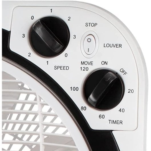 Bastilipo Zahara Ventoinha Box Fan 40W com Temporizador