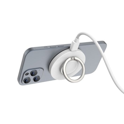 Muvit For Change Cargador Magsafe+iwatch+airpods Inalambrico 15w Con Soporte Y Cable Tipo C Incluido