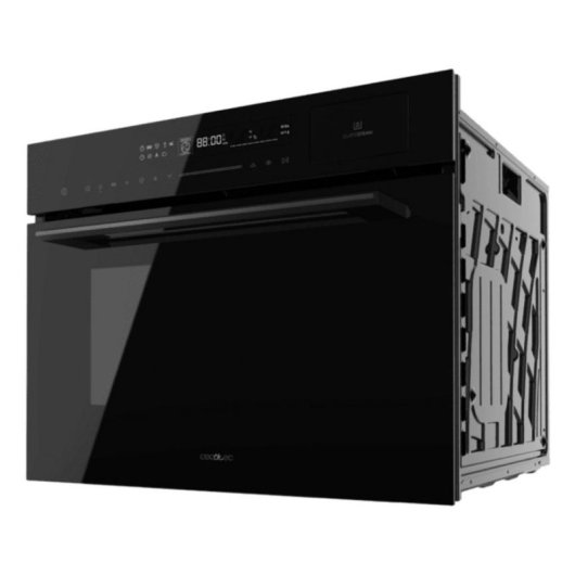 Horno Multifunción Cecotec Bolero Hexa MWS704500 Pirolítico 50L 45cm Microondas Vapor Negro