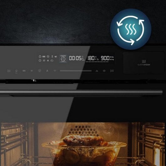 Cecotec Bolero Hexa MWS704500 Glass Black Horno Microondas Integrable 50L 2880W Negro