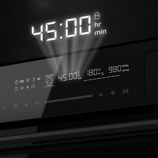 Cecotec Bolero Hexa MWS704500 Glass Black Horno Microondas Integrable 50L 2880W Negro