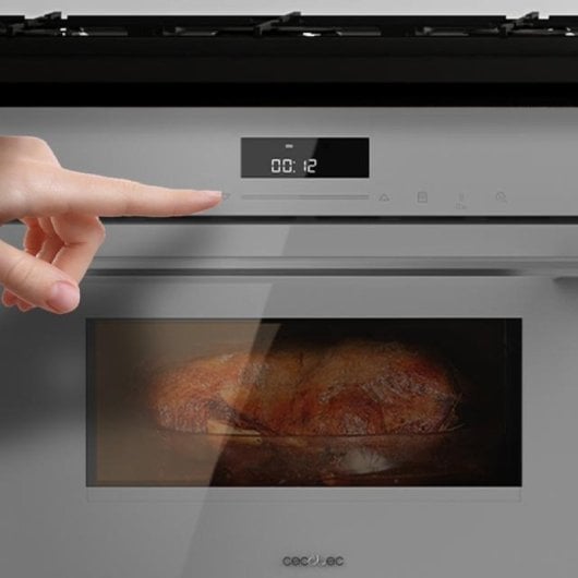 Cecotec Bolero Hexa MW703800 Glass Grey Horno Microondas Integrable 34L Gris