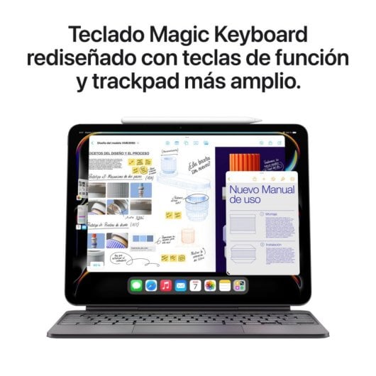 Apple iPad Pro 2024 11" Wifi + Cellular 2TB Vidrio Nanotexturizado Plata