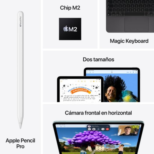 Apple iPad Air 2024 11" WiFi + Cellular 128GB Gris Espacial