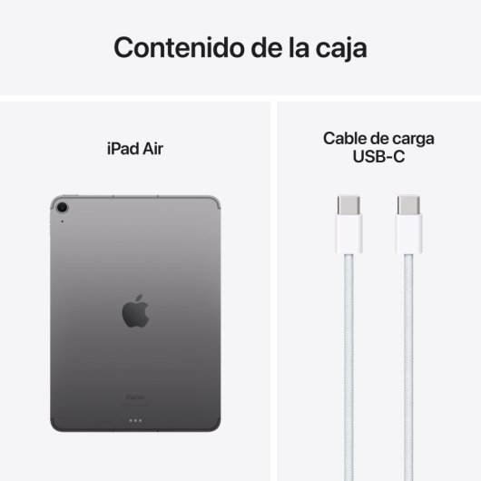 Apple iPad Air 2024 11" WiFi + Cellular 128GB Gris Espacial