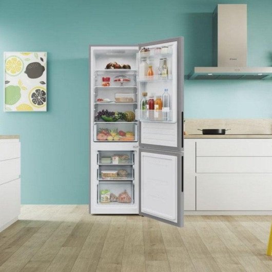Réfrigérateur Combiné Candy City Combi Low Frost 176cm 260L E Argent