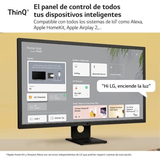 LG 27SR50F-B Smart Monitor 27" IPS Full HD webOS23, Bluetooth, Altavoces y Mando a Distancia Negro