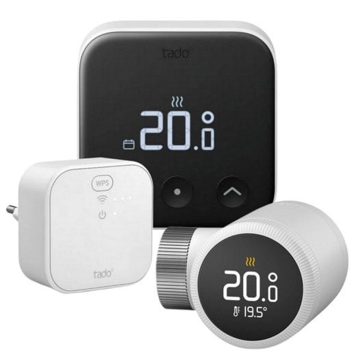 Tado Smart Thermostat X Starter Kit mit Kabel und Internet Bridge + Heizkopf