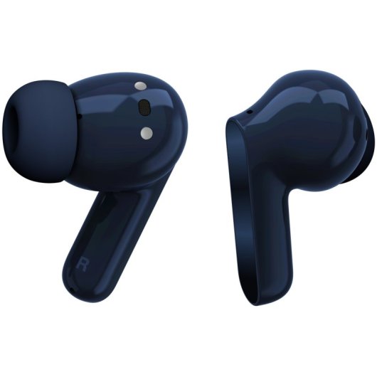 Auricolari wireless Motorola Moto Buds Blueberry con custodia di ricarica blu navy