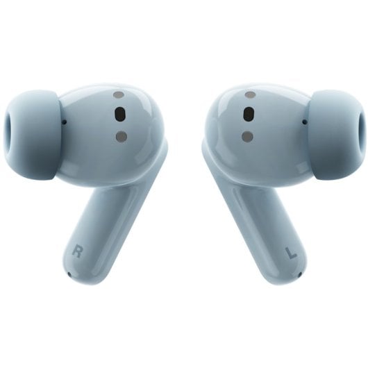 Écouteurs sans fil Motorola Moto Buds Illusion Blue avec étui de chargement bleu clair