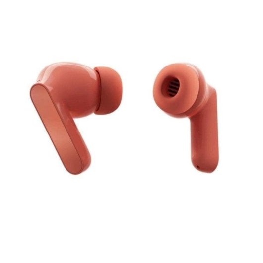 Auriculares Motorola Moto Buds Peach Pink sem fios Bluetooth com Cancelamento de Ruído, Microfone e estojo de carregamento, rosa