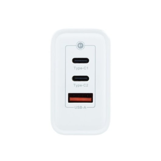 Coolbox Carregador GaN 2x USB-C + 1x USB-A 65W Branco